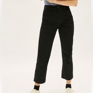 Everlane Straight-Leg Crop | Black